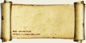 Anđela Vasiljković vizit kartica